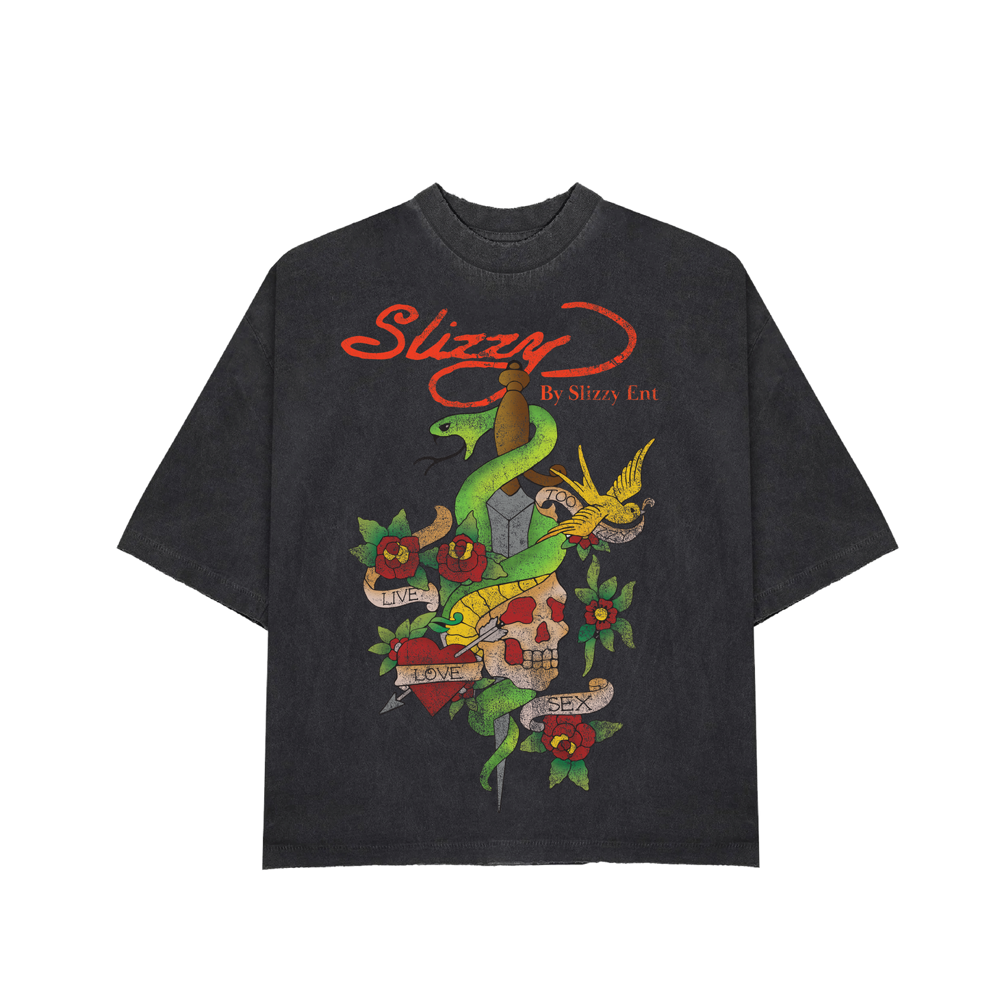 SLIZZY HARDY S/S BLACK TEE