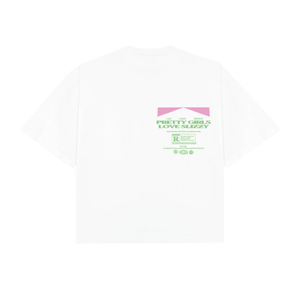 PRETTY GIRLS LOVE SLIZZY TEE (WHITE)