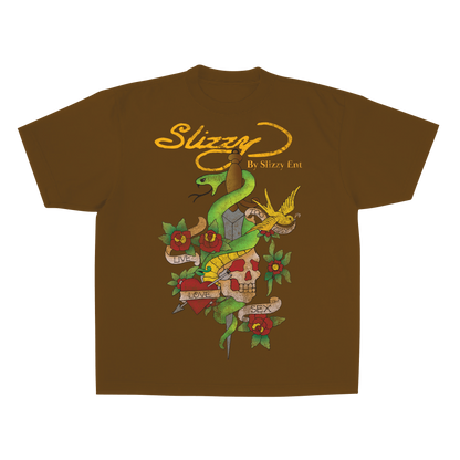 SLIZZY HARDY S/S BROWN TEE